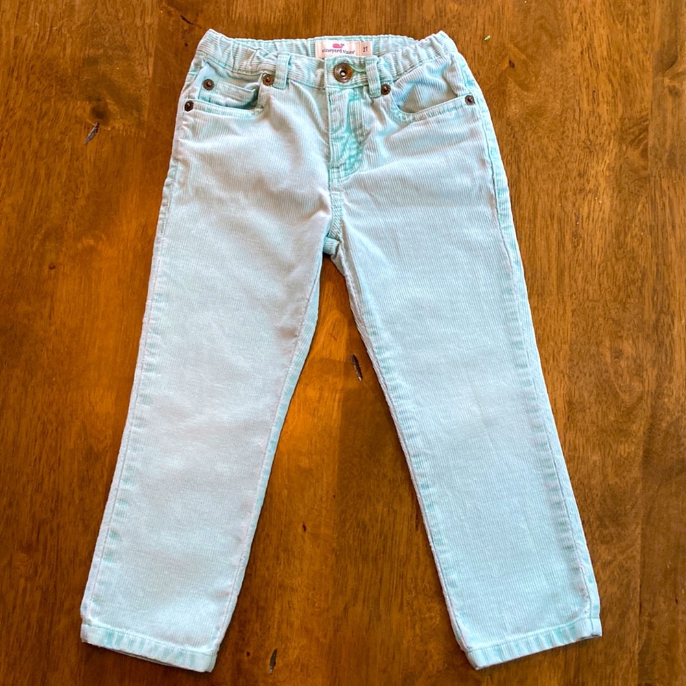Vineyard Vines - Size 2T - Teal Corduroy